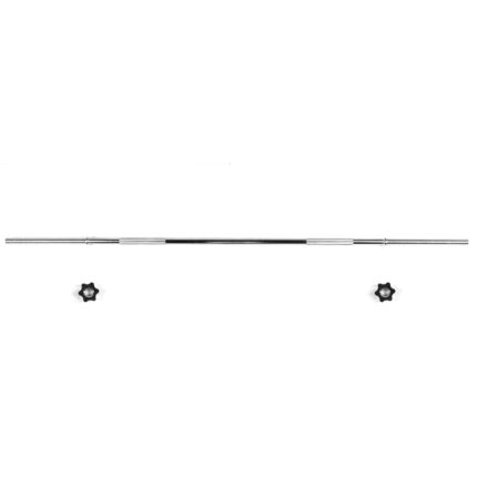 Barre d’haltères chromée 200cm
